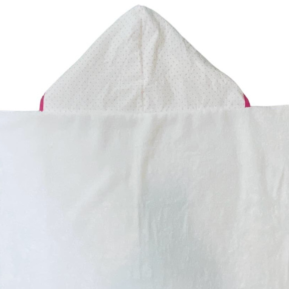 Hooded Flamingo Towel For Kids 100% Cotton For Beach Bath Pool 28x52 Inches NWT - Picture 8 of 13